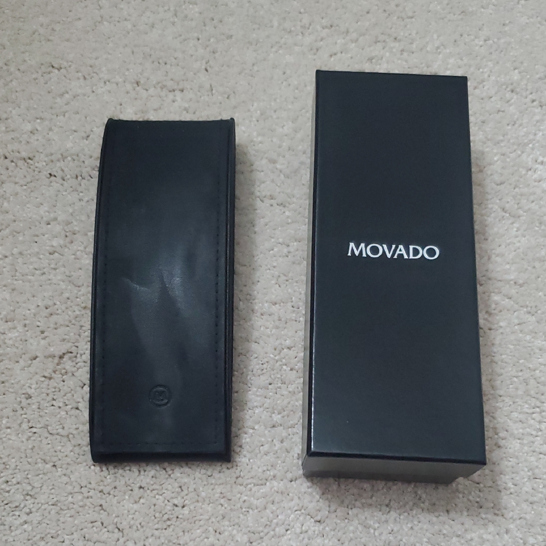 Movado  Empty Watch Case And Box